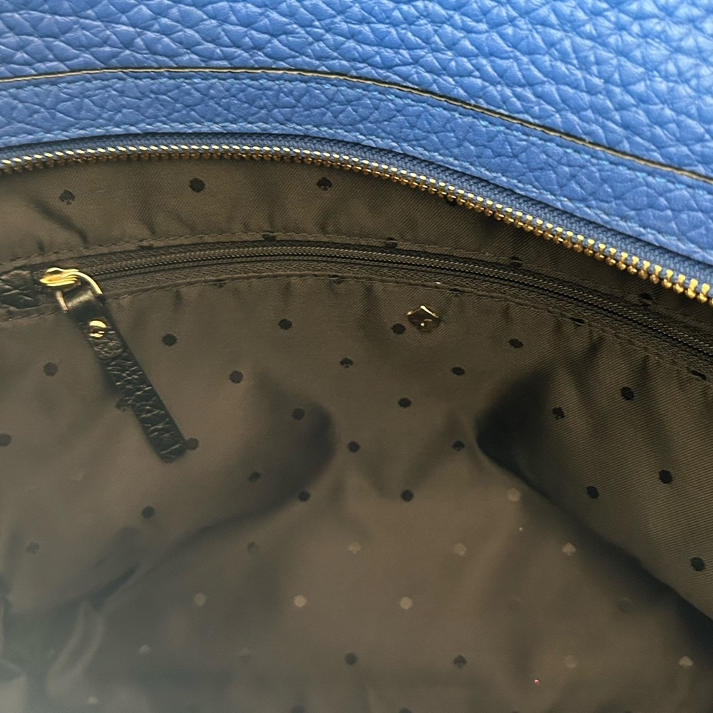 Kate Spade Blue and Cream Satchel - Picture 13 of 15